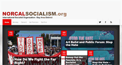 Desktop Screenshot of norcalsocialism.org